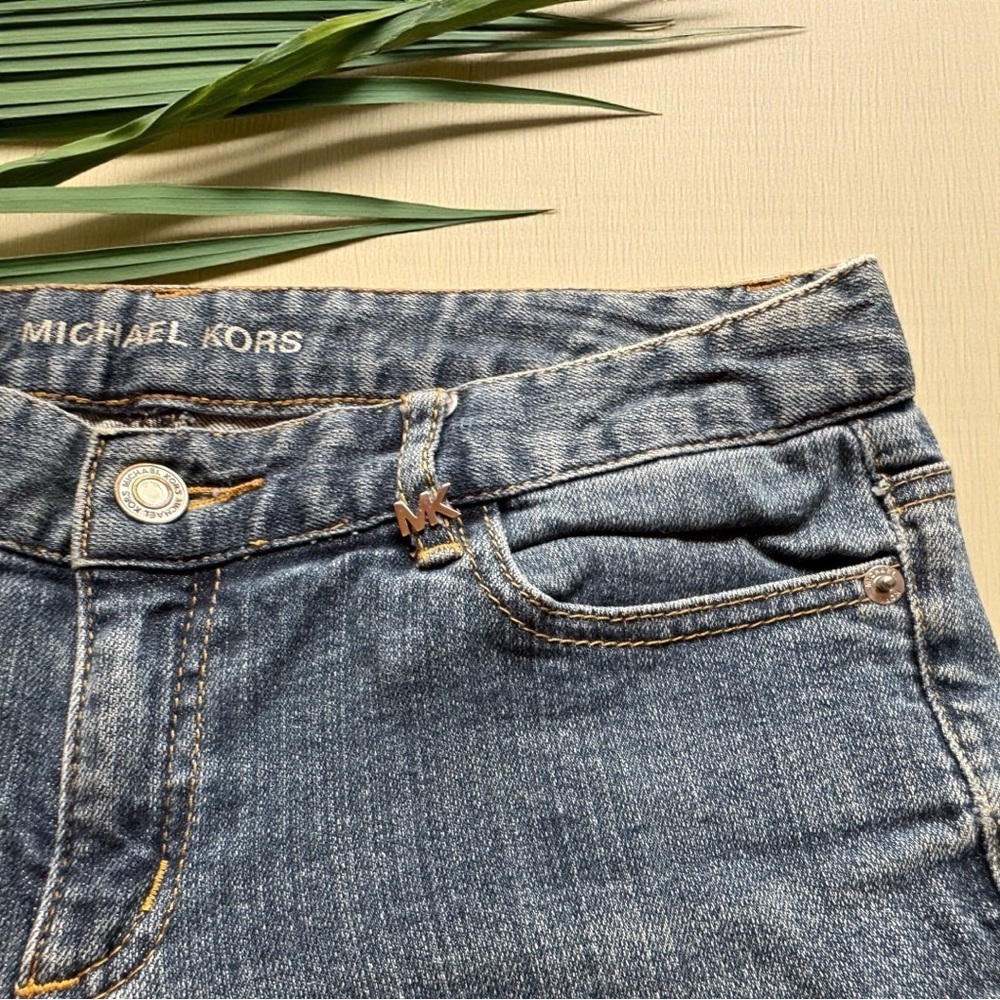 MICHAEL KORS Jeans – Size 6P – Petite Bootcut with Studded Back Pockets - Picture 3 of 9